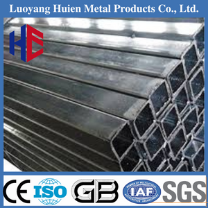 200mm By 400mm Size Square Tube S550GD Galvanized Steel Pipe