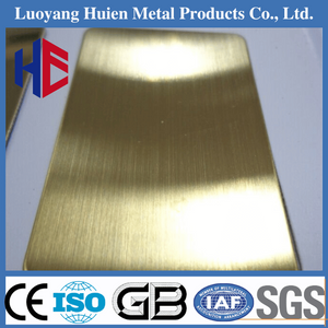 201 No.4 Decorate Hairline Stainless Steel Plate